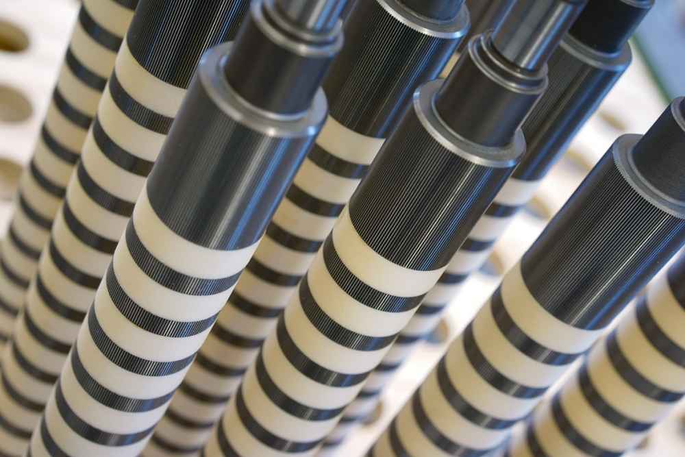 Generalüberholte Falzwalzen